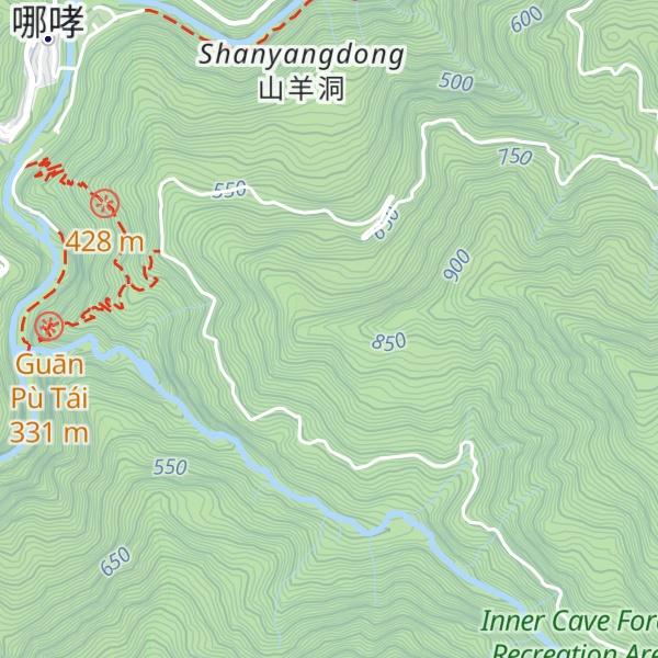 Map of Dà Bǎo Kè Shānxī Fēng