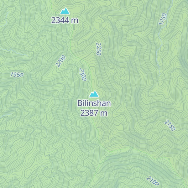 Map of Bilinshan