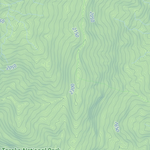 Map of Dongzhugu Shan