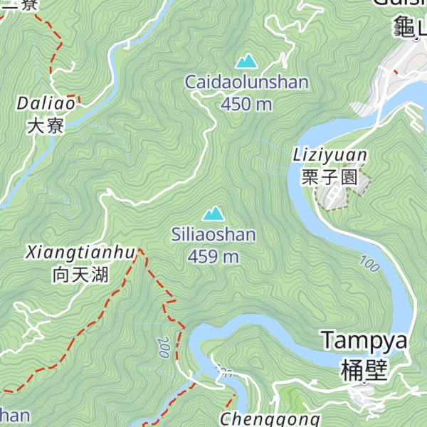 Map of Siliaoshan