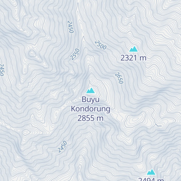 Map of Buyu Kondorung