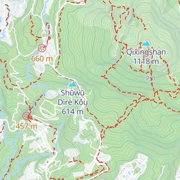 Map of Jīn Lòudì Rè Kǒu