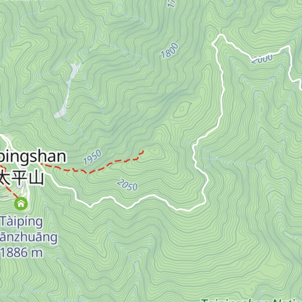 Map of Sānxīng Shānxī Nánfēng