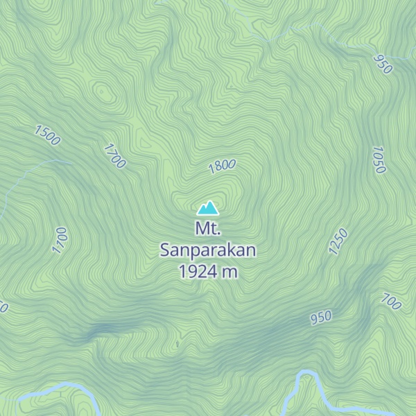 Map of Mt. Sanparakan