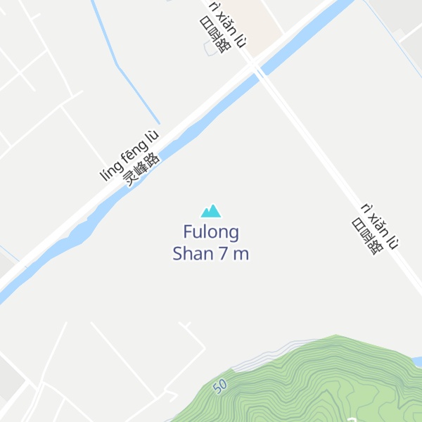 Map of Fulong Shan