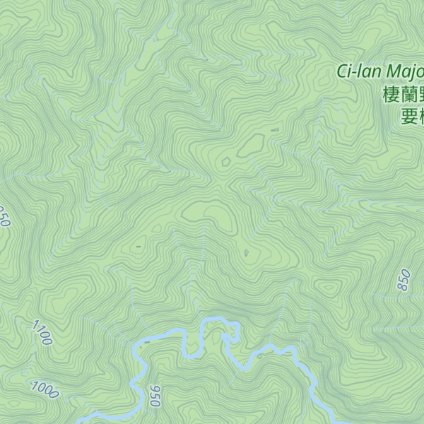 Map of Dongmogu Shan