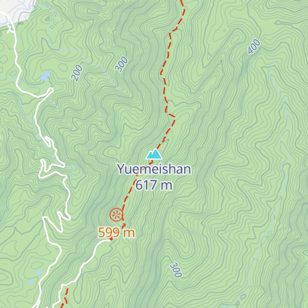 Map of Yuemeishan
