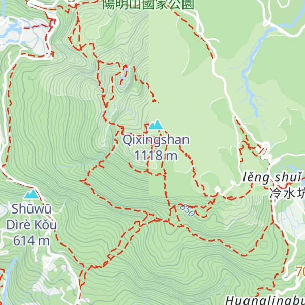 Map of Kaidagelanshan