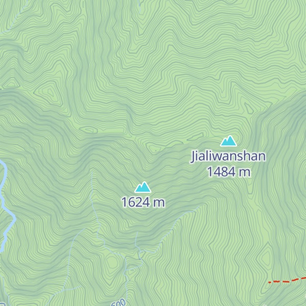 Map of Nan Jialiwan Shan