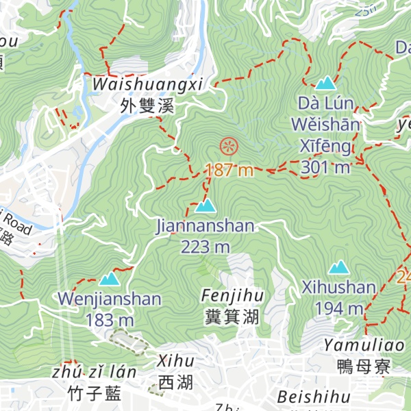 Map of Jiannanshan
