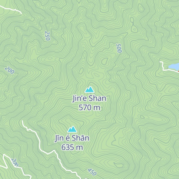 Map of Jin’e Shan