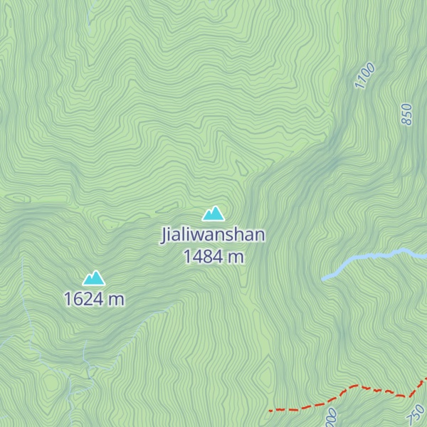 Map of Jialiwanshan