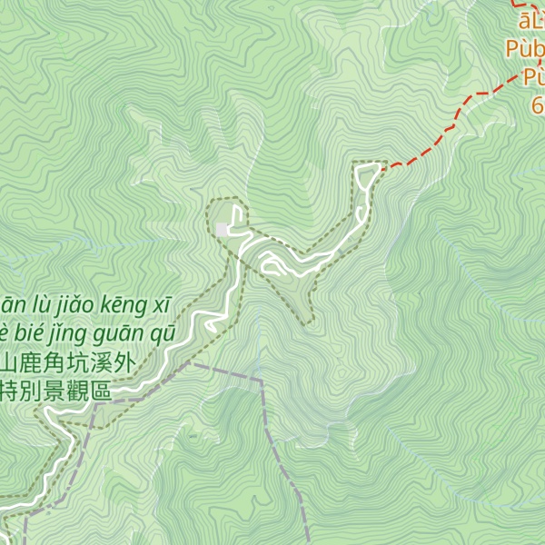 Map of Mt. Zhuzi