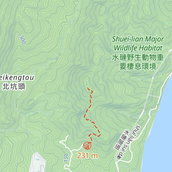 Map of Shuilianweishan