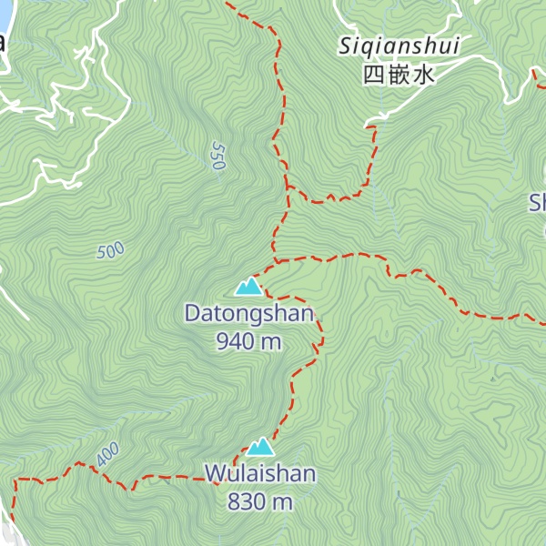 Map of Datongshandongfeng