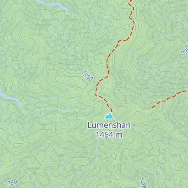 Map of Lòu Mén Shānxī Běifēng