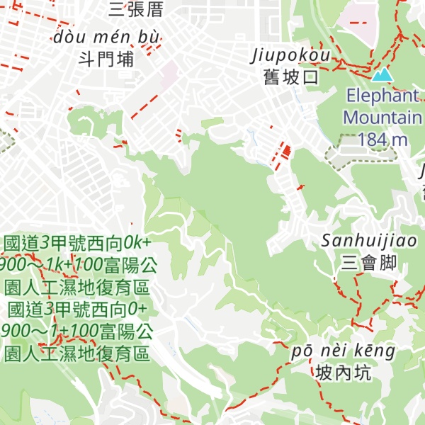 Map of Liuzhanglishan