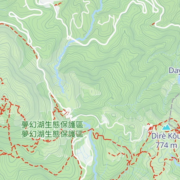Map of Mt. Qigu