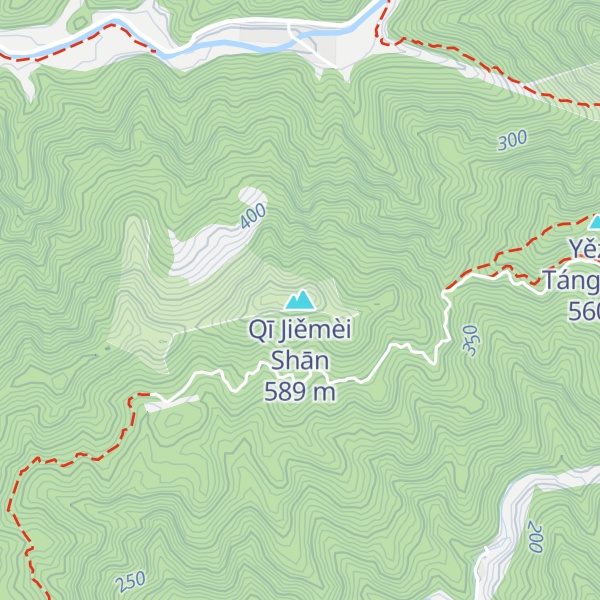 Map of Qī Jiěmèi Shān