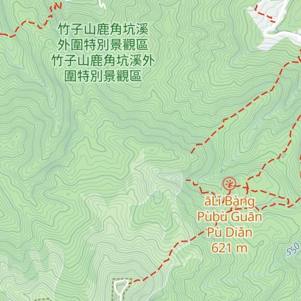 Map of Zhulishan