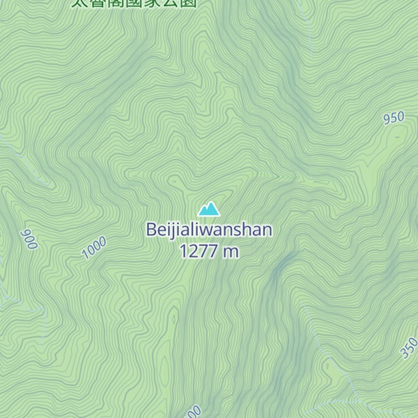 Map of Beijialiwanshan