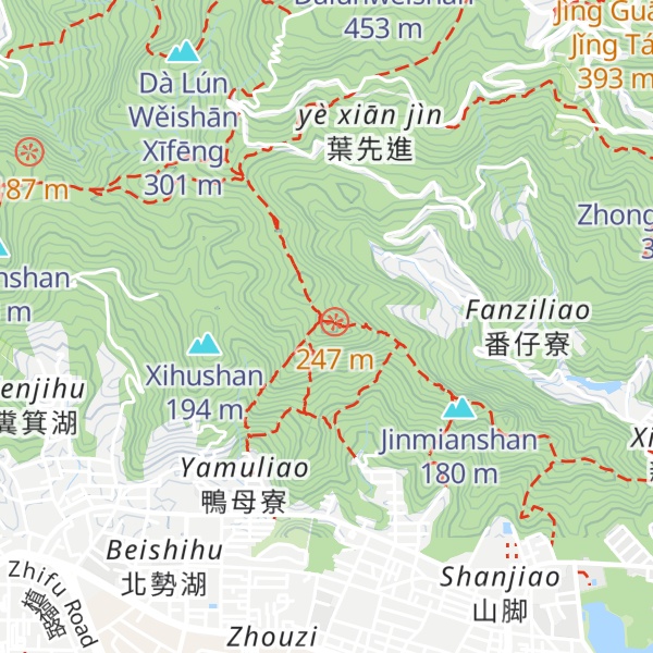 Map of Jiandaoshishan
