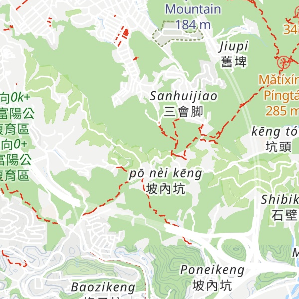 Map of Xinpishan