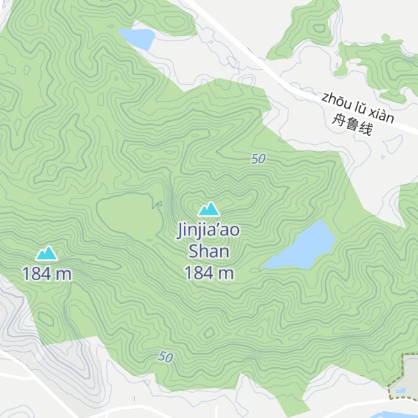 Map of Jinjia’ao Shan