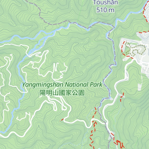 Map of Mt. Xiaqigu
