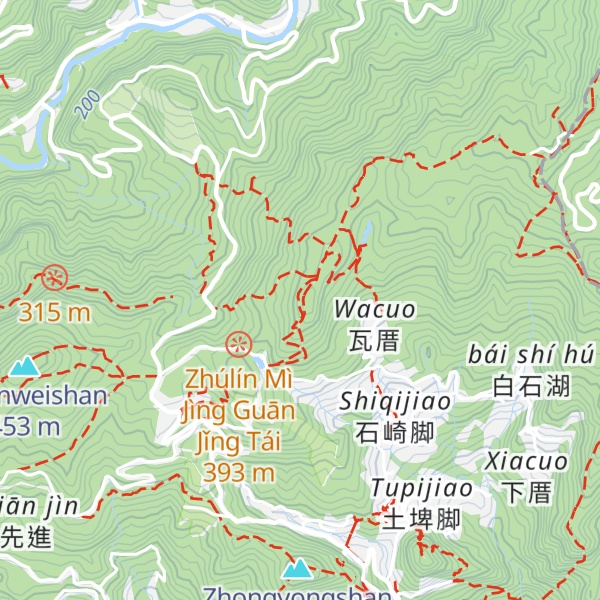 Map of Daluntoushan