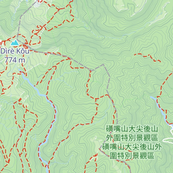 Map of Mt. Shiti