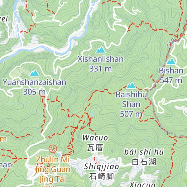 Map of Dà Lún Tóushān Yǒu Huìguǎn