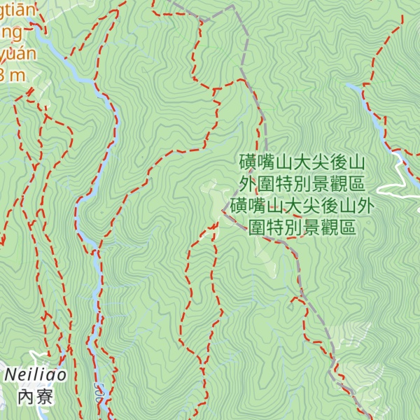 Map of Mt. Gaoding