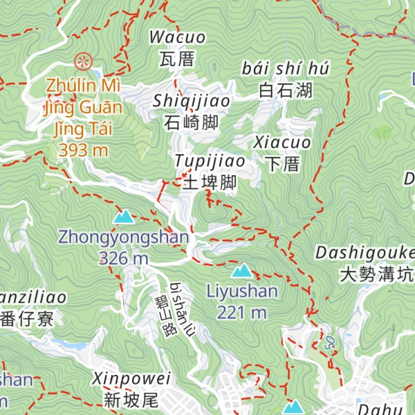 Map of Yuanjuejian