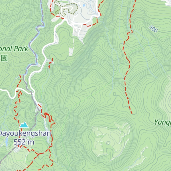 Map of Sanchongqiaoshan