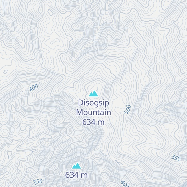 Map of Disogsip Mountain