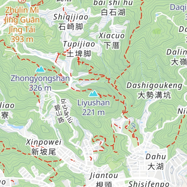 Map of Liyushan
