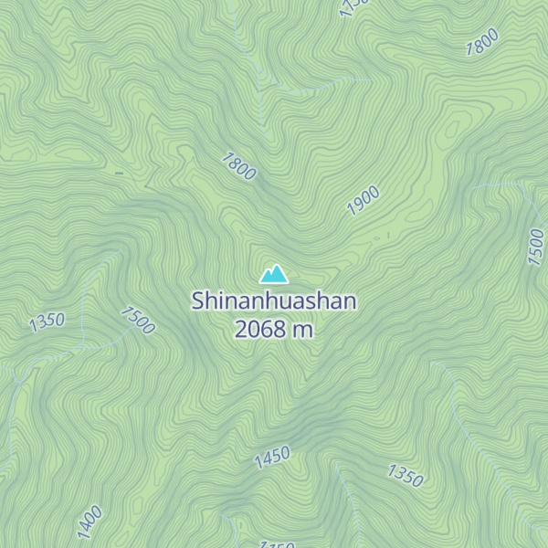 Map of Shinanhuashan