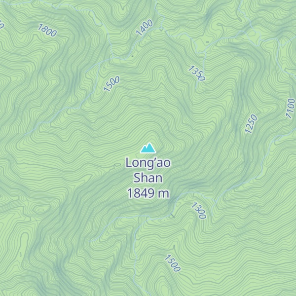 Map of Long’ao Shan