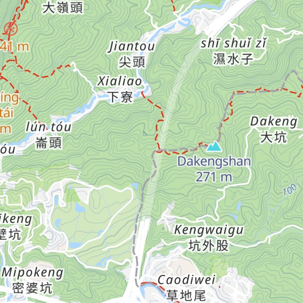 Map of Daozhaohushan