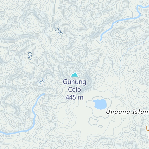 Map of Gunung Colo