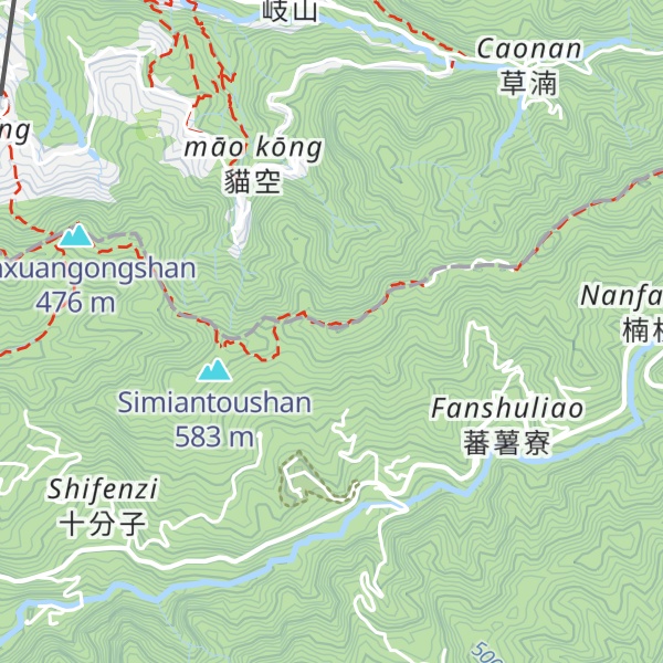 Map of Maokongjian