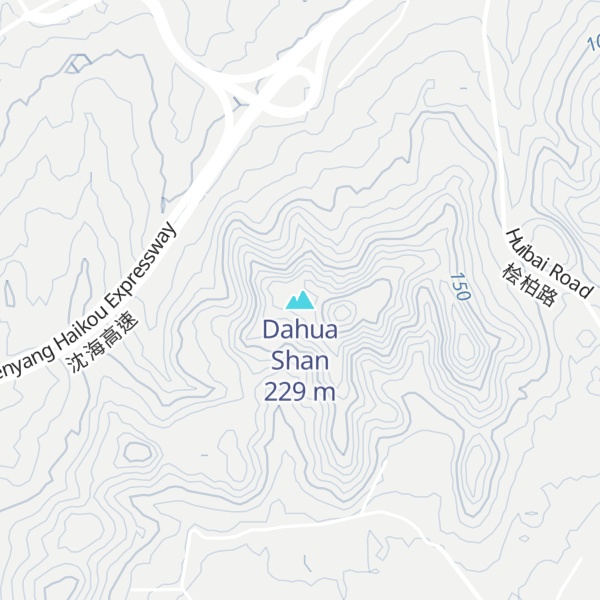 Map of Dahua Shan