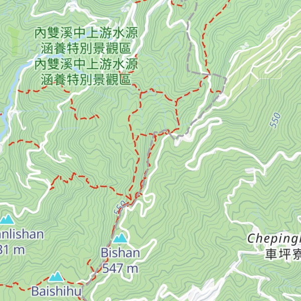 Map of Méihuā Shānnán Fēng