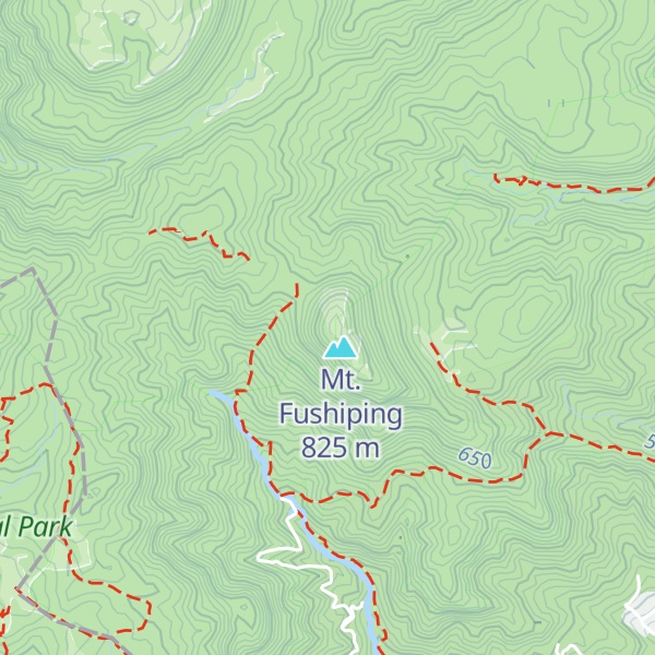 Map of Mt. Dajian