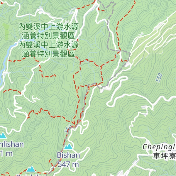Map of Meihuashan