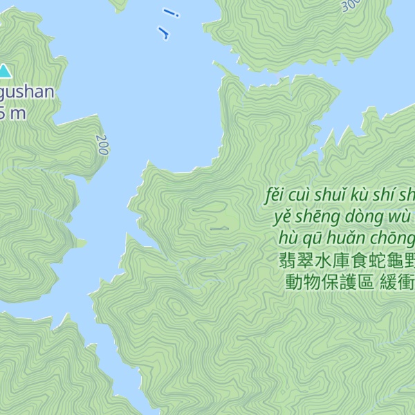Map of Nán Zǐ Kǒu Shān Běifēng