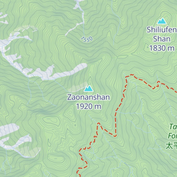 Map of Zaonanshan