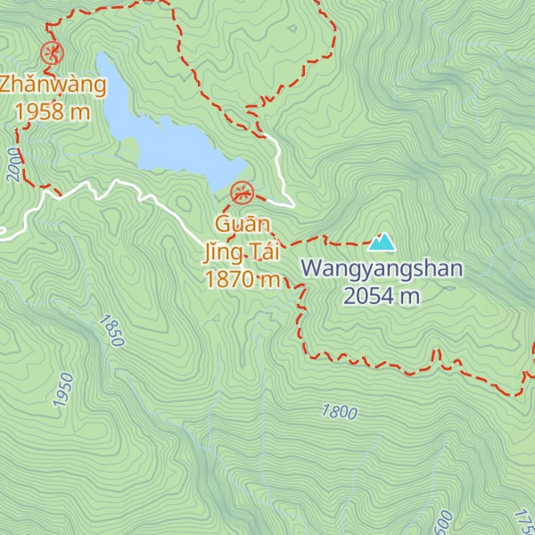 Map of Cuì Fēngshān Wū