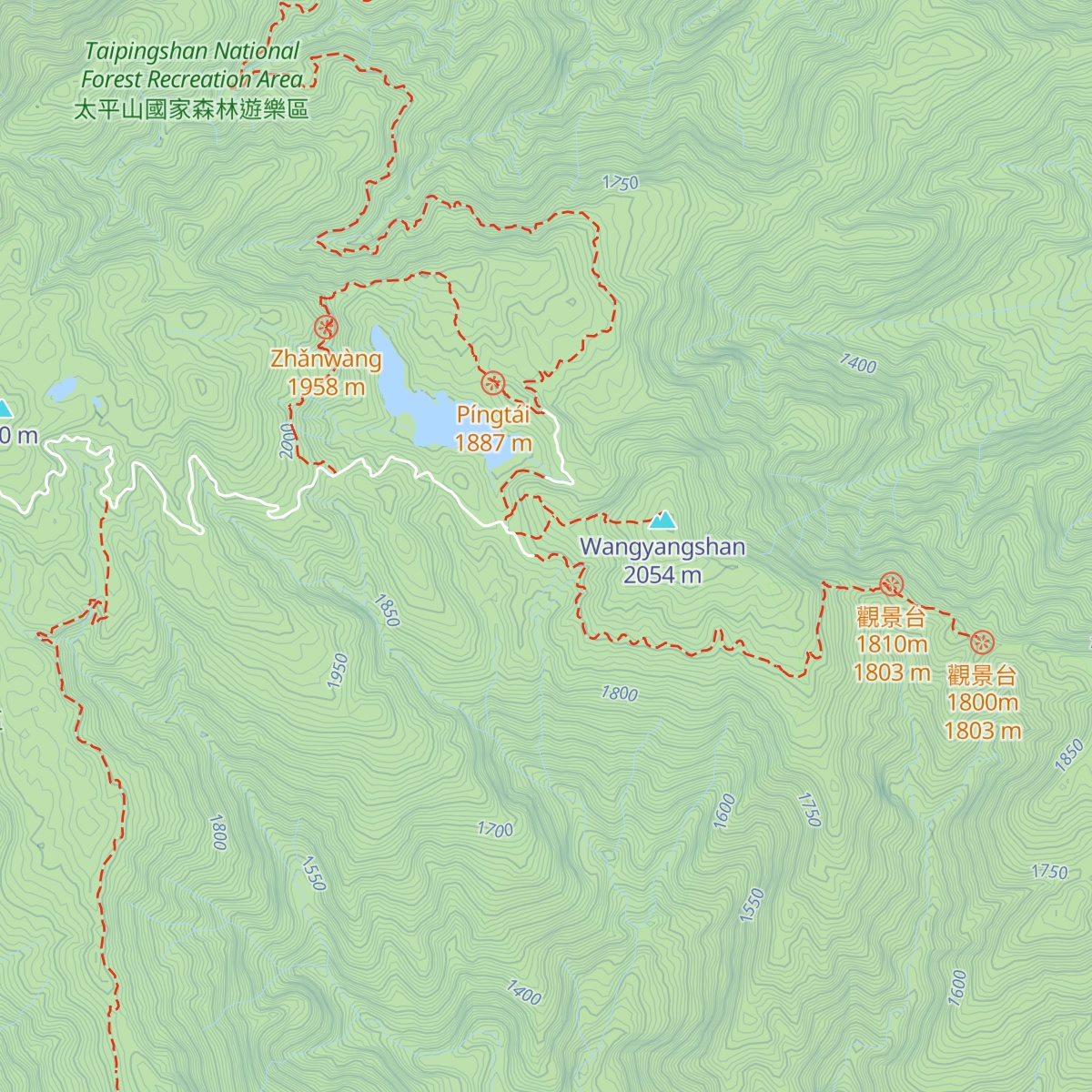 Cuì Fēngshān Wū map
